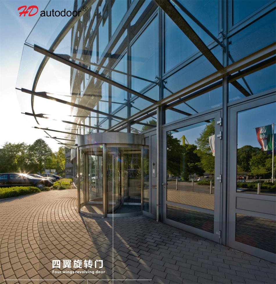 兩翼、三翼、四翼旋轉(zhuǎn)門(mén)：青島恒達(dá)自動(dòng)門(mén)(圖5)